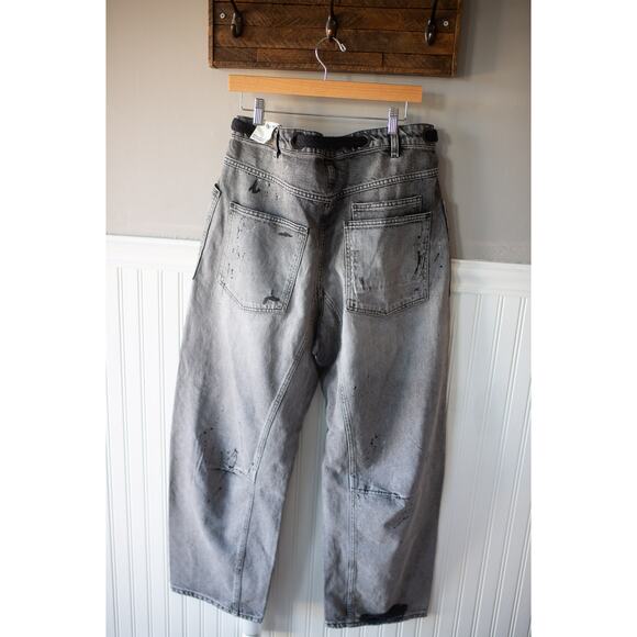 Free People We The Free Moxie Pull-On Barrel Jeans 29 Long - Picture 6 of 6